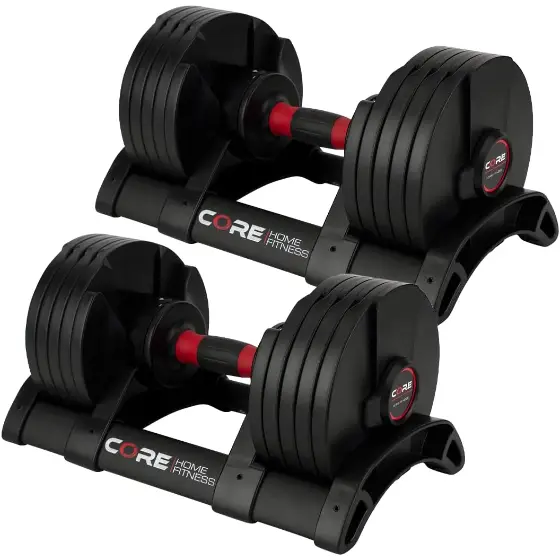 Core Fitness 5-50 lb Dumbbells (Pair)